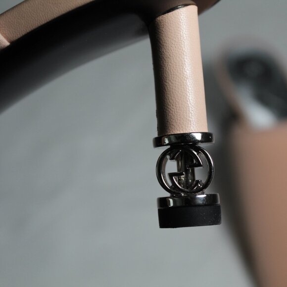 NWOB Gucci Interlocking GG Heel Scuba Greta Mule Mules Heels Sandals 38 - Picture 6 of 8